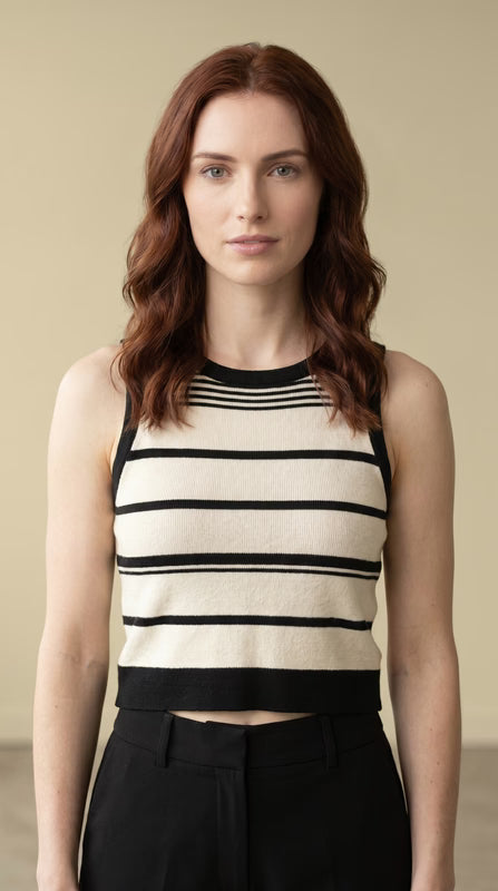 Knit Striped Tank Top