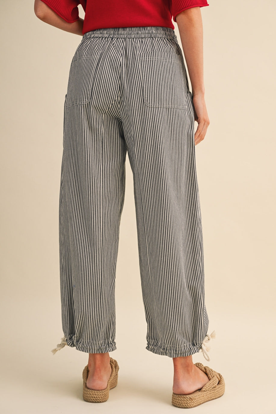 &Merci Black Stripe Pant MP4690