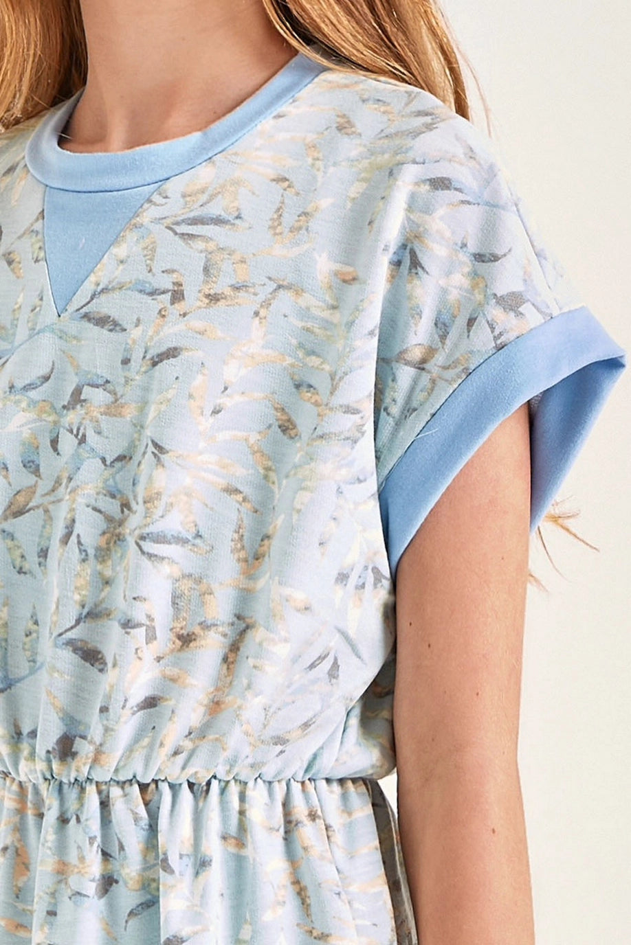 Good Girl Girls' Blue Floral Dress