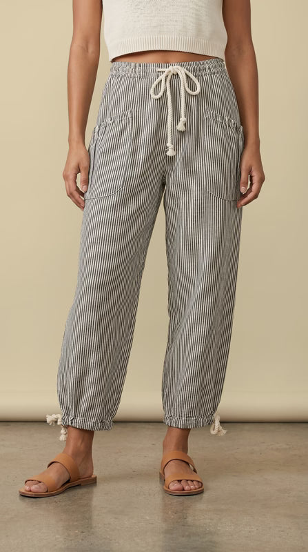 &Merci Black Stripe Pant MP4690