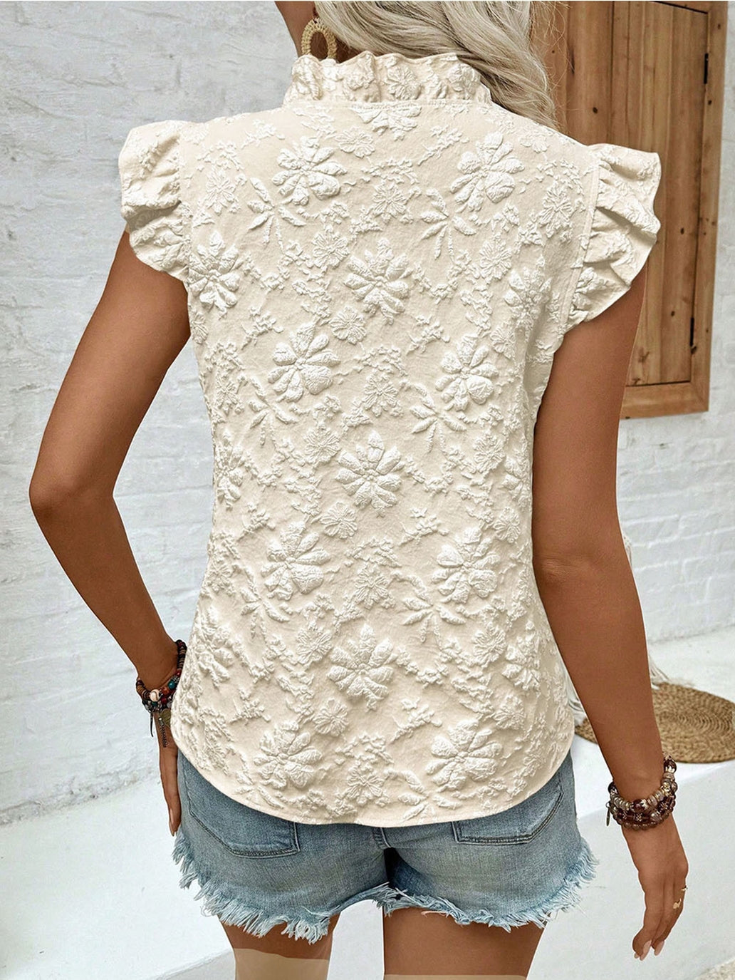 Wholesalesir Beige Blouse- FRGS81559