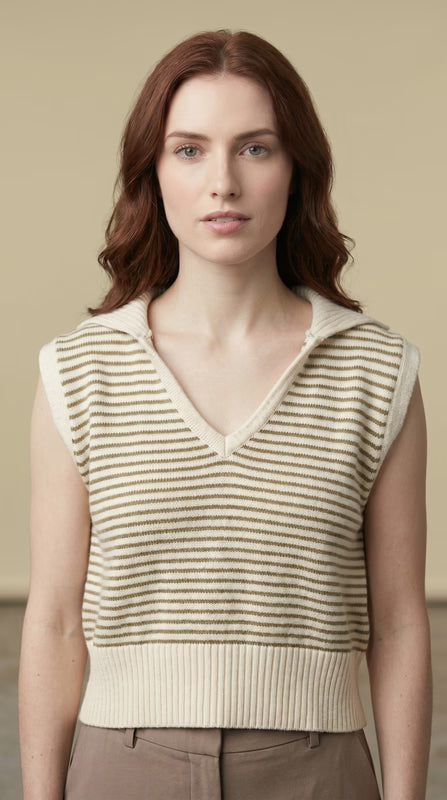 Miou Muse Striped Top T3789