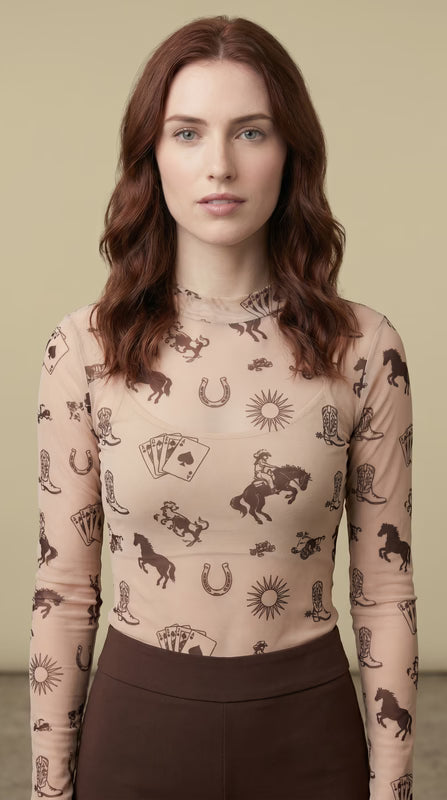 Little Daisy Closet- Westen Mesh-LD25135326-P1015