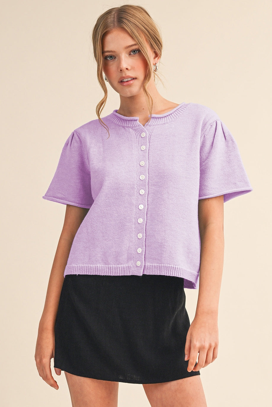 &Merci Lavender Sweater- MSW11297