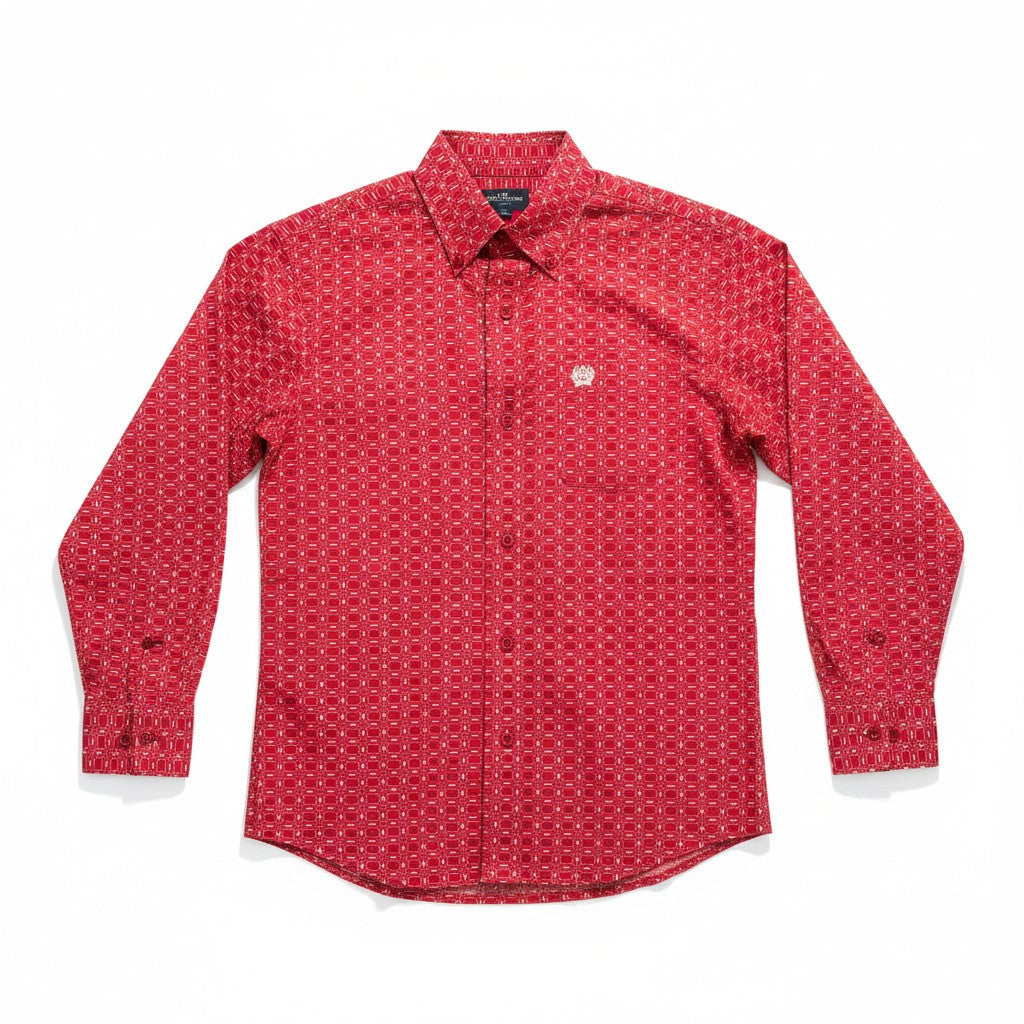 Cinch Boys' Long Sleeve Western Shirt