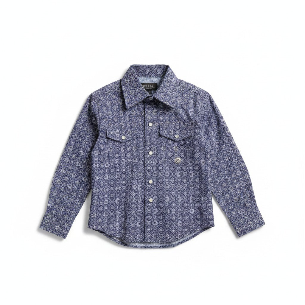 Roper Boys' Long Sleeve Western Shirt