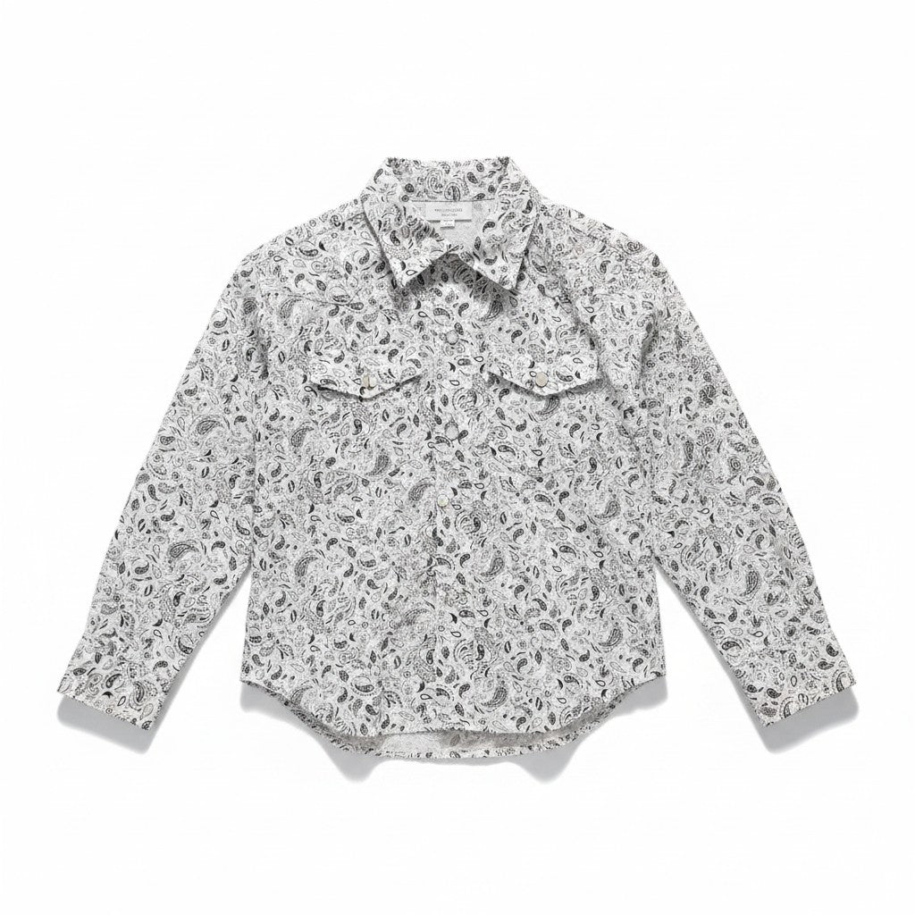 Roper Boys' Long Sleeve Western Snap Shirt