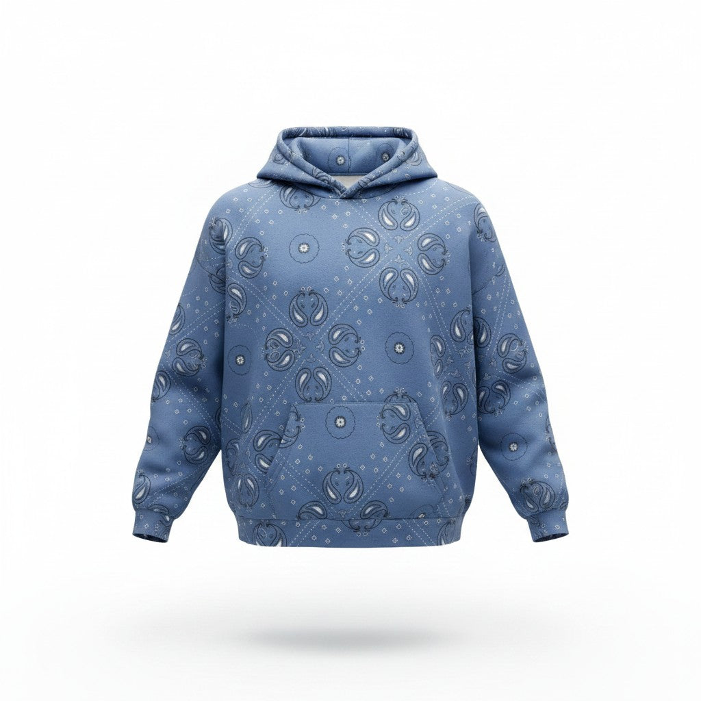 Cali1850 Navy Bandana Sweatshirt 21273JFT0660