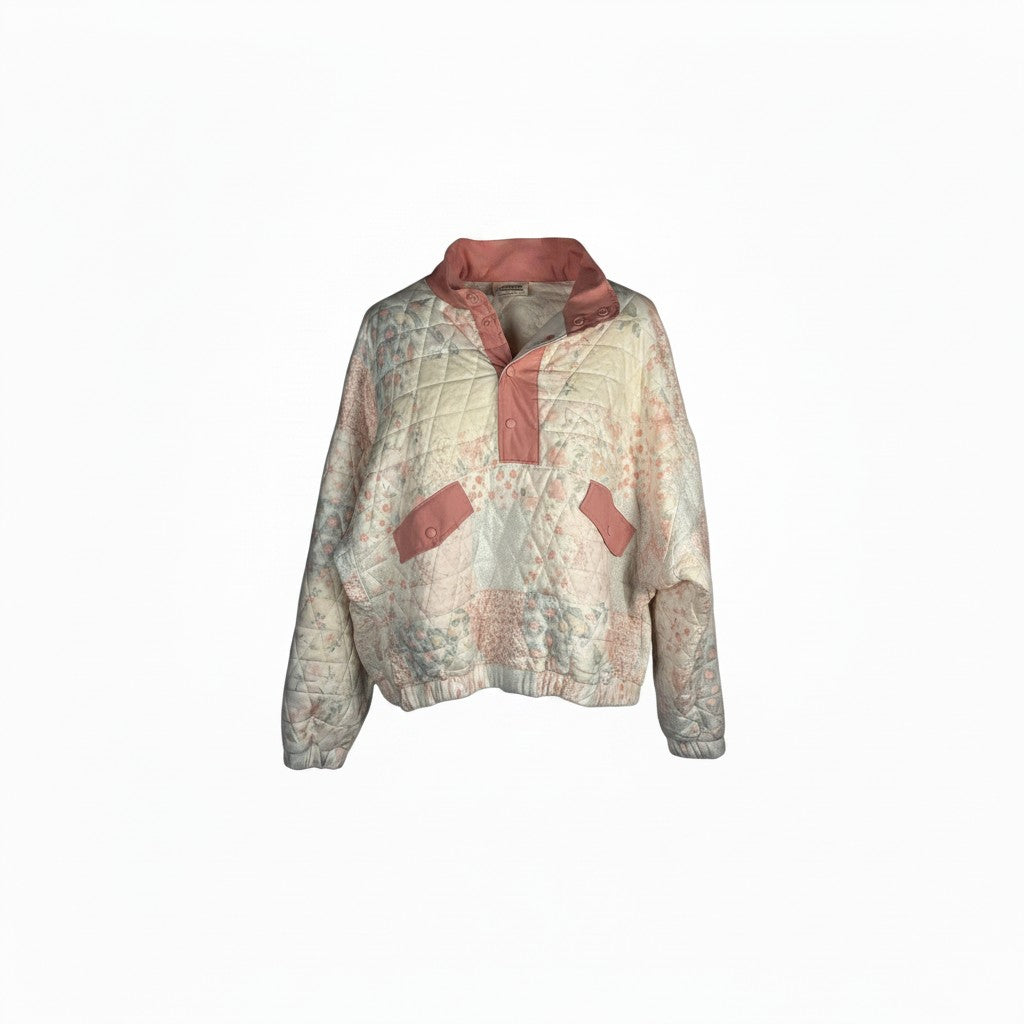 Veveret Quilted Quarter Zip VJ7245-BC