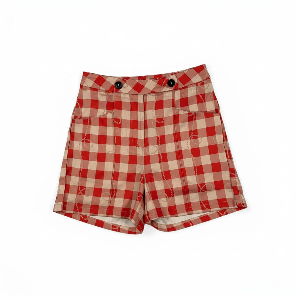 Gingham Gal Trouser Shorts
