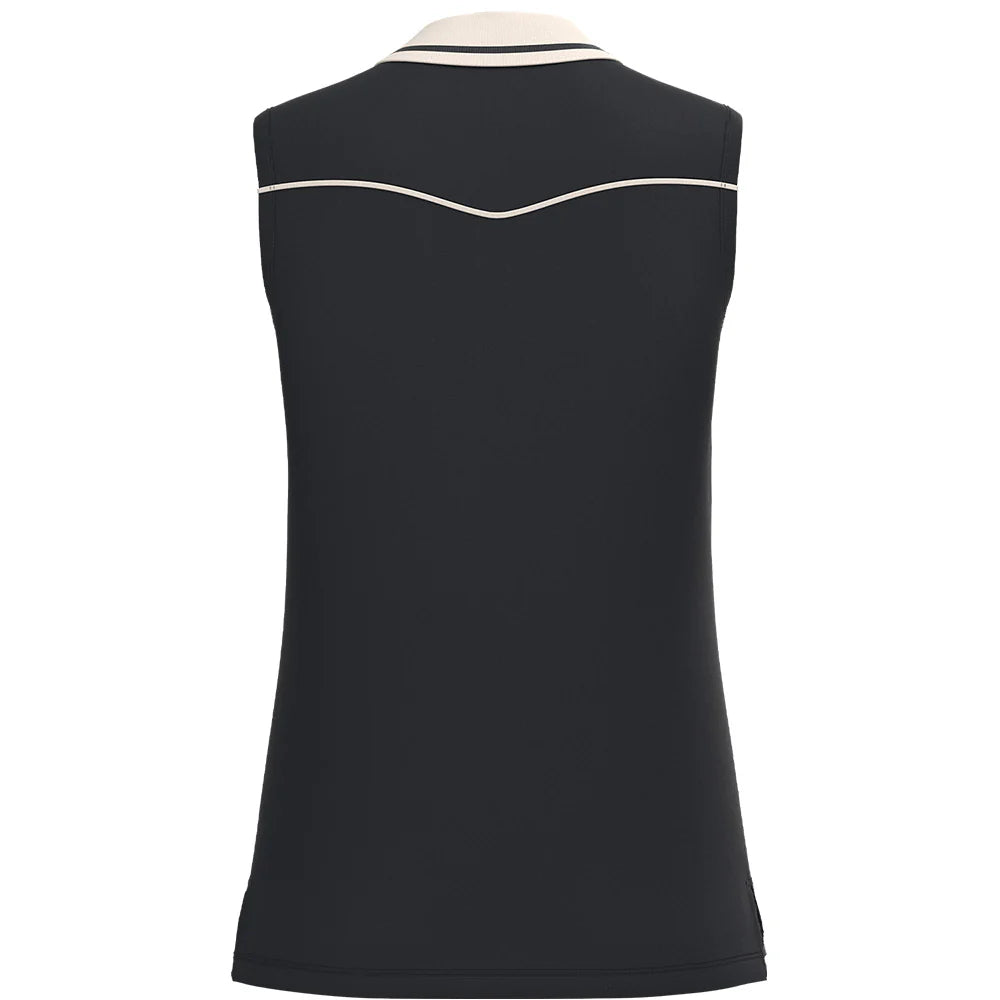 Hooey WMNS Sleeveless Polo HP2604BKCR