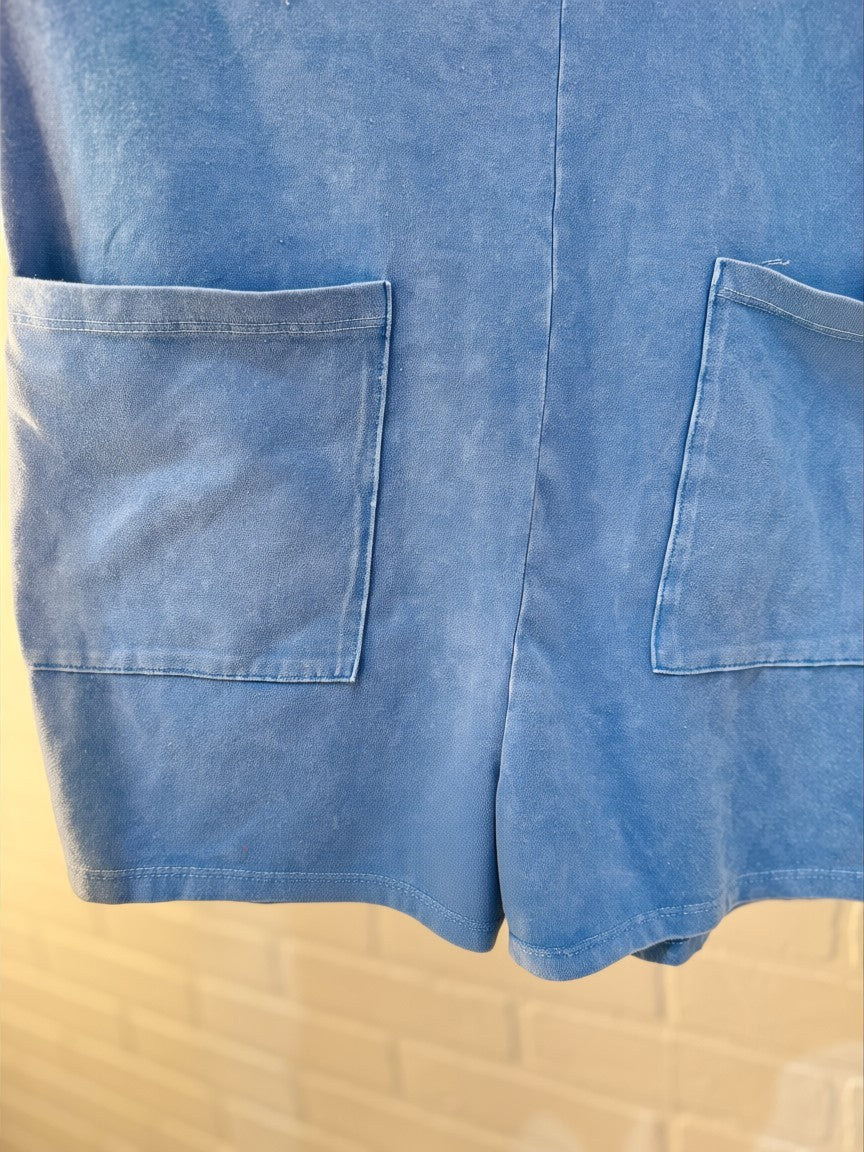 Good Girl Blue Romper-GP454B