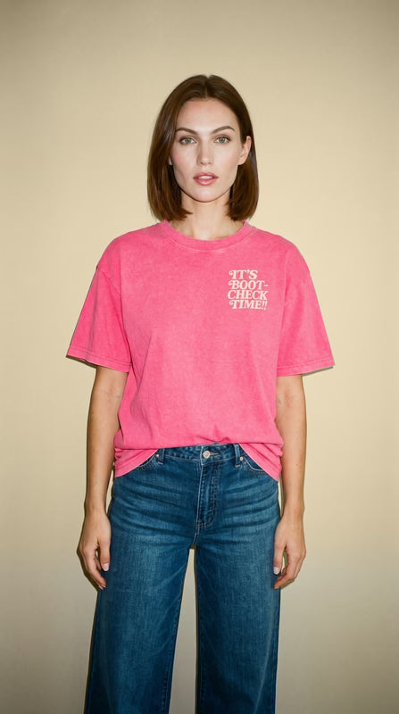 It's Boot-Check Time Graphic Tee