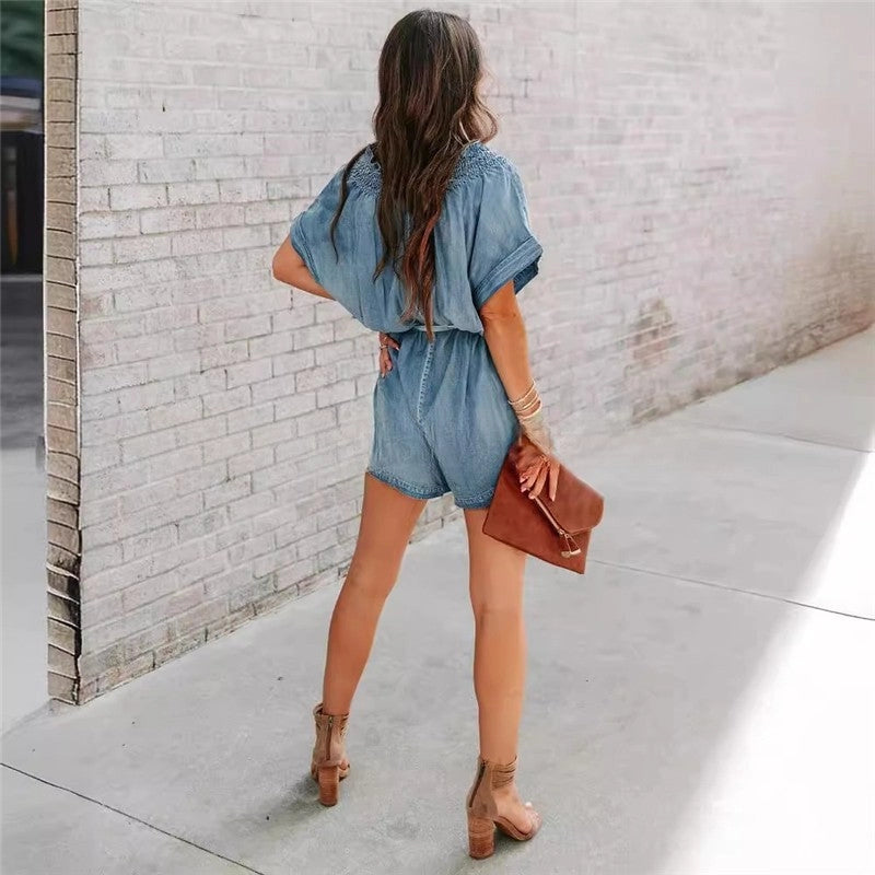 Loose fit Denim Jumper- ZT-6132838