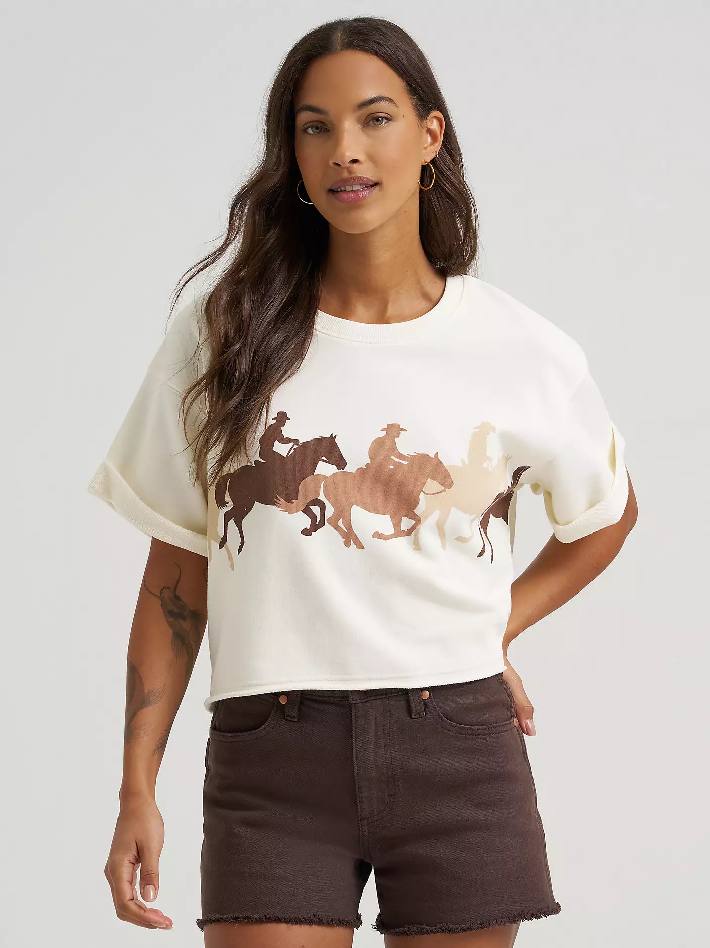 Wrangler WMNS Crew 112379514