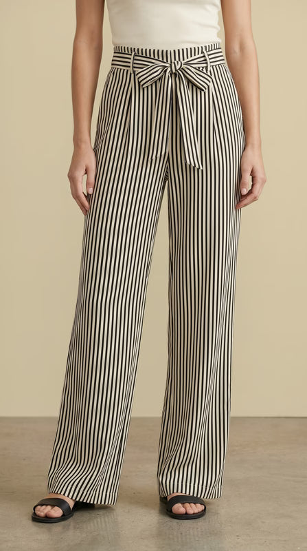 Rosa Clothing Ruffle Paperbag Slacks RCWJ04656