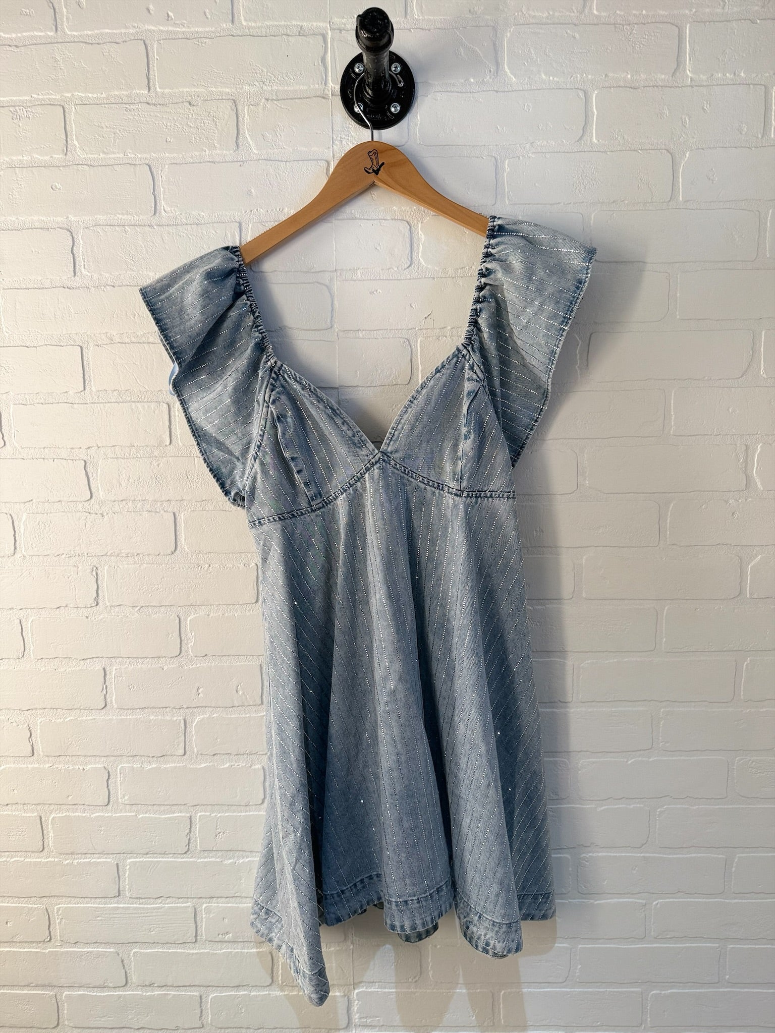 Blue B Ruffle Flare Denim Dress 50117D