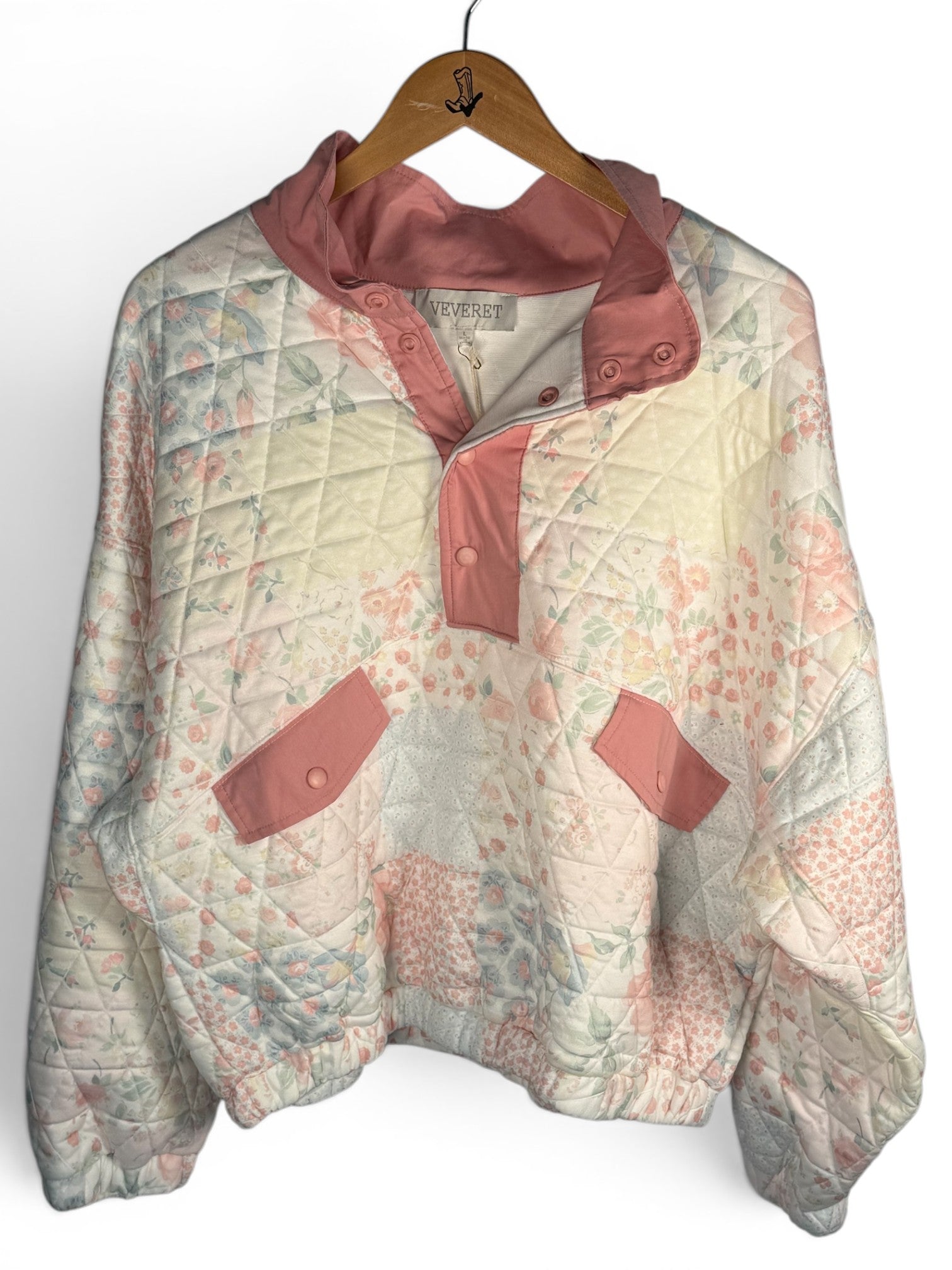 Veveret Quilted Quarter Zip VJ7245-BC