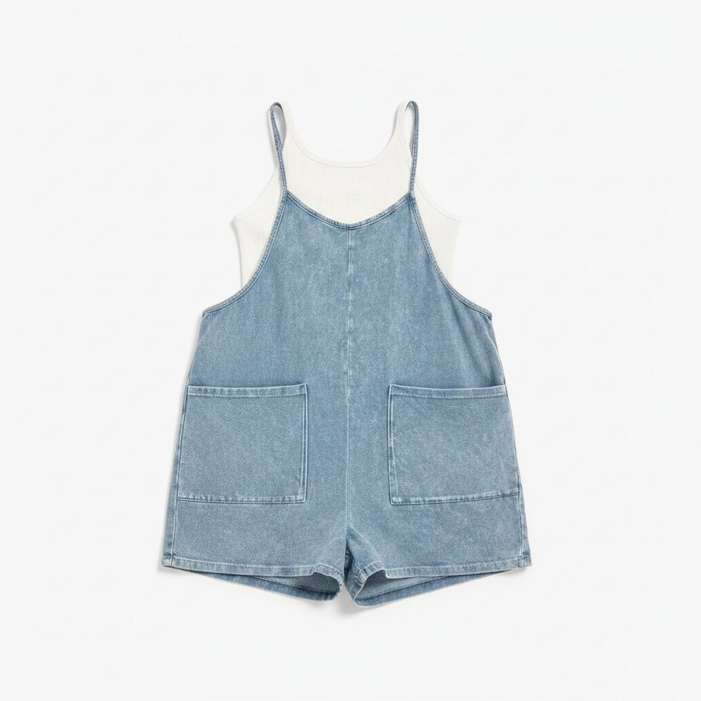 Good Girl Blue Romper-GP454B